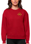 Main image for Antigua Iowa State Cyclones Womens Red Victory Crew Sweatshirt