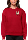 Main image for Antigua Maryland Terrapins Womens Red Victory Crew Sweatshirt