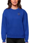 Main image for Antigua Tulsa Golden Hurricane Womens Blue Victory Crew Sweatshirt