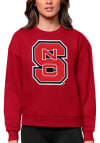 Main image for Antigua NC State Wolfpack Womens Red Victory Crew Sweatshirt