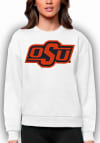 Main image for Antigua Oklahoma State Cowboys Womens White Victory Crew Sweatshirt