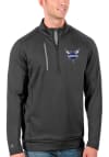 Main image for Antigua Charlotte Hornets Mens Grey Generation Long Sleeve Qtr Zip Pullover