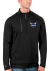 Main image for Antigua Charlotte Hornets Mens Black Generation Long Sleeve 1/4 Zip Pullover
