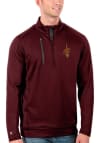 Main image for Antigua Cleveland Cavaliers Mens Red Generation Long Sleeve 1/4 Zip Pullover