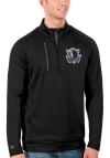 Main image for Antigua Dallas Mavericks Mens Black Generation Long Sleeve 1/4 Zip Pullover