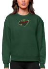 Main image for Antigua Minnesota Wild Womens Green Victory Crew Sweatshirt