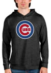 Main image for Antigua Chicago Cubs Mens Black Absolute Long Sleeve Hoodie