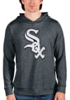 Main image for Antigua Chicago White Sox Mens Charcoal Absolute Long Sleeve Hoodie