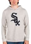Main image for Antigua Chicago White Sox Mens Oatmeal Absolute Long Sleeve Hoodie