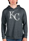 Main image for Antigua Kansas City Royals Mens Charcoal Absolute Long Sleeve Hoodie