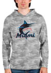 Main image for Antigua Miami Marlins Mens Green Absolute Long Sleeve Hoodie
