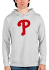 Main image for Antigua Philadelphia Phillies Mens Grey Absolute Long Sleeve Hoodie