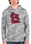 Main image for Antigua St Louis Cardinals Mens Green Absolute Long Sleeve Hoodie