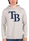 Main image for Antigua Tampa Bay Rays Mens Oatmeal Absolute Long Sleeve Hoodie