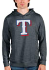 Main image for Antigua Texas Rangers Mens Charcoal Absolute Long Sleeve Hoodie