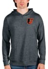 Main image for Antigua Baltimore Orioles Mens Charcoal Absolute Long Sleeve Hoodie