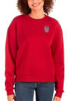 Main image for Antigua USWNT Womens Red Victory Crew Sweatshirt