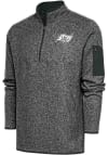 Main image for Antigua Tampa Bay Buccaneers Mens Grey Metallic Logo Fortune Long Sleeve 1/4 Zip Pullover
