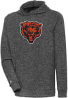 Main image for Antigua Chicago Bears Mens Black Chenille Logo Absolute Long Sleeve Hoodie