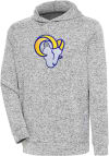 Main image for Antigua Los Angeles Rams Mens Grey Chenille Logo Absolute Long Sleeve Hoodie