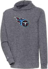 Main image for Antigua Tennessee Titans Mens Charcoal Chenille Logo Absolute Long Sleeve Hoodie