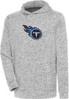 Main image for Antigua Tennessee Titans Mens Grey Chenille Logo Absolute Long Sleeve Hoodie