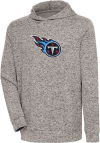 Main image for Antigua Tennessee Titans Mens Oatmeal Chenille Logo Absolute Long Sleeve Hoodie