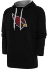 Main image for Antigua Arizona Cardinals Mens Black Chenille Logo Victory Long Sleeve Hoodie