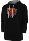 Main image for Antigua Chicago Bears Mens Black Chenille Logo Victory Long Sleeve Hoodie