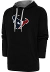 Main image for Antigua Houston Texans Mens Black Chenille Logo Victory Long Sleeve Hoodie