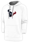 Main image for Antigua Houston Texans Mens White Chenille Logo Victory Long Sleeve Hoodie