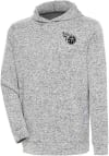 Main image for Antigua Tennessee Titans Mens Grey Metallic Logo Absolute Long Sleeve Hoodie
