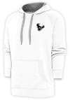 Main image for Antigua Houston Texans Mens White Metallic Logo Victory Long Sleeve Hoodie