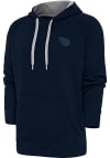 Main image for Antigua Tennessee Titans Mens Navy Blue Tonal Logo Victory Long Sleeve Hoodie