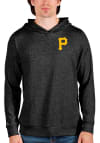 Main image for Antigua Pittsburgh Pirates Mens Black Absolute Long Sleeve Hoodie