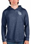 Main image for Antigua Tampa Bay Rays Mens Navy Blue Absolute Long Sleeve Hoodie