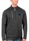 Main image for Antigua Carolina Panthers Mens Grey Generation Long Sleeve 1/4 Zip Pullover