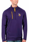 Main image for Antigua Minnesota Vikings Mens Purple Generation Long Sleeve 1/4 Zip Pullover