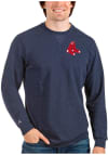 Main image for Antigua Boston Red Sox Mens Navy Blue Reward Long Sleeve Crew Sweatshirt