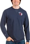 Main image for Antigua Cleveland Guardians Mens Navy Blue Reward Long Sleeve Crew Sweatshirt
