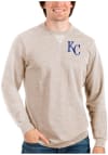 Main image for Antigua Kansas City Royals Mens Oatmeal Reward Long Sleeve Crew Sweatshirt