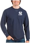 Main image for Antigua New York Yankees Mens Navy Blue Reward Long Sleeve Crew Sweatshirt