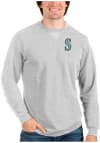 Main image for Antigua Seattle Mariners Mens Grey Reward Long Sleeve Crew Sweatshirt