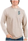 Main image for Antigua Seattle Mariners Mens Oatmeal Reward Long Sleeve Crew Sweatshirt