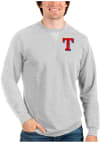 Main image for Antigua Texas Rangers Mens Grey Reward Long Sleeve Crew Sweatshirt