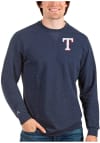 Main image for Antigua Texas Rangers Mens Navy Blue Reward Long Sleeve Crew Sweatshirt