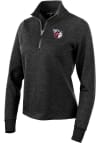 Main image for Antigua Cleveland Guardians Womens Black Action 1/4 Zip Pullover
