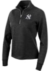 Main image for Antigua New York Yankees Womens Black Action 1/4 Zip Pullover