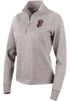 Main image for Antigua San Francisco Giants Womens Oatmeal Action 1/4 Zip Pullover