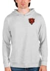 Main image for Antigua Chicago Bears Mens Grey Absolute Long Sleeve Hoodie